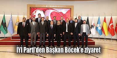 İYİ Partiden Başkan Böcek’e ziyaret