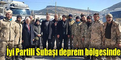 İyi Partili Subaşı deprem bölgesinde