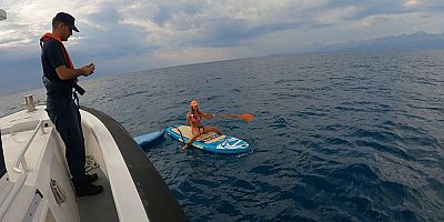 İzinsiz kürek sörfü yapan şahıslara ve işletmeye ceza kesildi