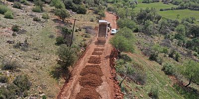 İzne, Mumuda, Baldıraz yol çalışmaları tamamlandı