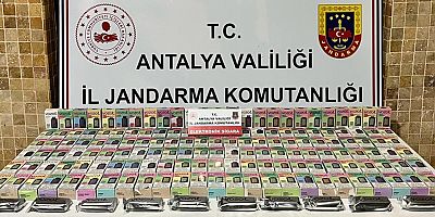 Jandarma 287 adet elektronik sigara ele geçirdi