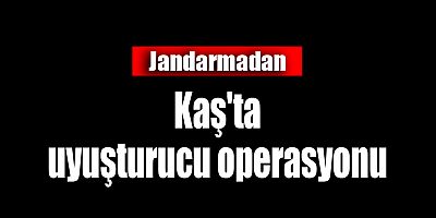 Jandarma'dan Kaş'ta uyuşturucu operasyonu