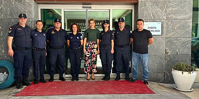 Jandarma'dan Konyaaltı Belediyesi Zabıta Amirliği'ne ziyaret
