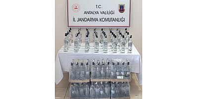 Jandarma ekiplerinden sahte alkol operasyonu