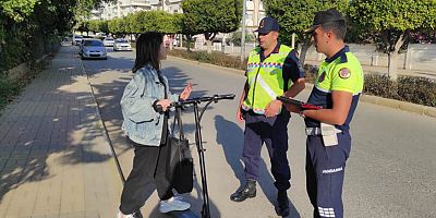 Jandarmadan Elektrikli Skuter denetimi
