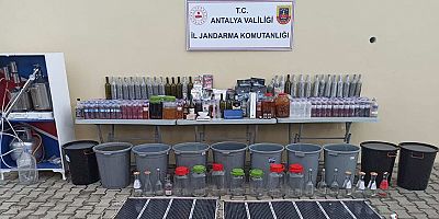 Jandarmadan kaçak alkol operasyonu