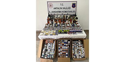 Jandarmadan kaçak alkol-sigara operasyonu
