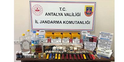 Jandarmadan kaçak alkol ve kaçak sigara üretimine geçit yok