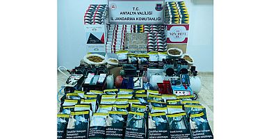 Jandarmadan kaçak sigara operasyonu