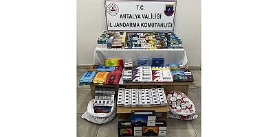 Jandarmadan kaçak sigara operasyonu