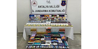 Jandarmadan kaçak sigara ve tütün operasyonu