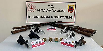 Jandarmadan kaçak silah operasyonu