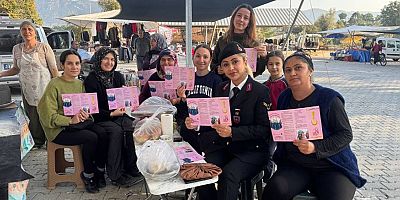 Jandarmadan Kadına Yönelik Şiddete Karşı bilgilendirme