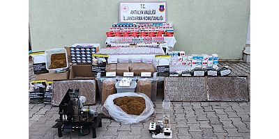 Jandarmadan Kumluca'da kaçak tütün operasyonu
