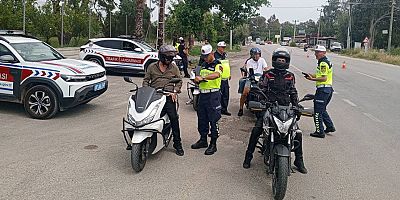 Jandarmadan Motosiklet Denetimleri 