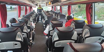 Jandarmadan Şehirlerarası Otobüs Denetimi
