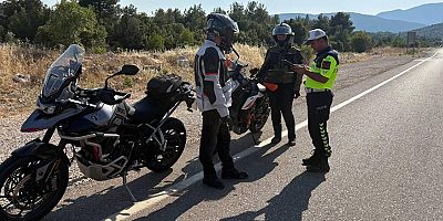 Jandarmadan Şok Motosiklet Denetimleri