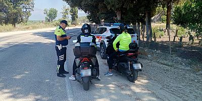 Jandarmadan şok motosiklet denetimleri