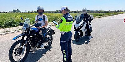 Jandarmadan Şok Motosiklet Denetimleri