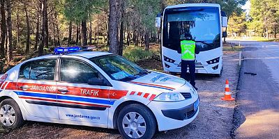 Jandarmadan trafik denetimi