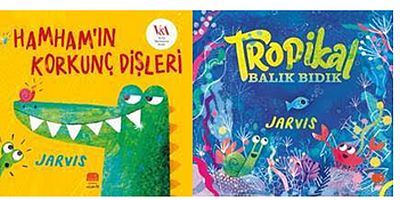 Jarvis imzalı rengarenk çocuk kitapları Uçan Fil'den çıktı