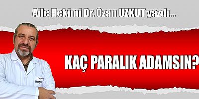 KAÇ PARALIK ADAMSIN?