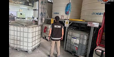 Kaçak Alkol Fabrikasına Operasyon