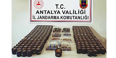 Kaçak nargile tütünü ele geçirildi