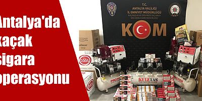 Kaçak sigara imalatçılarına operasyon