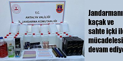 Kaçak ve sahte içki ile mücadele devam ediyor