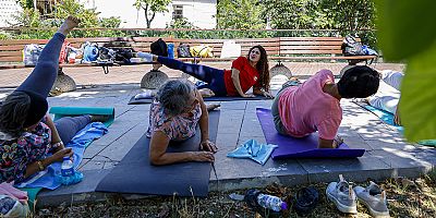 Kadın Danışma Merkezi’nde sabah sporu