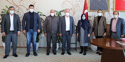 Kadın Kolları Başkanı'ndan Başkan Şahin'e ziyaret