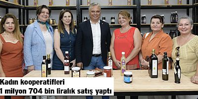 Kadın kooperatifleri 1 milyon 704 bin liralık satış yaptı
