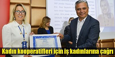 Kadın kooperatifleri için iş kadınlarına çağrı