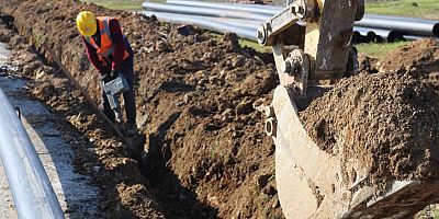 Kadriye’de 2 milyon TL’lik yeni içme suyu hattı