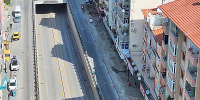 Kaldırım genişletiliyor