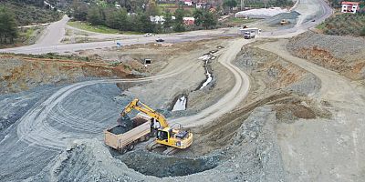 Kalkan-Fethiye Yolu projesinde çalışmalar devam ediyor