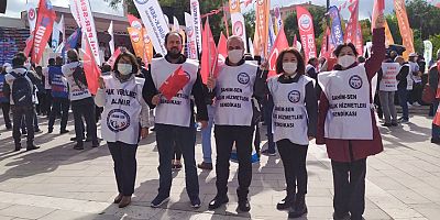 Kamu Emekçileri hak kayıplarına karşı meydanlara çıktı