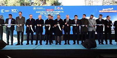 Karaağaç Millet Bahçesi ve 100’üncü Yıl Millet Camii hizmete açıldı