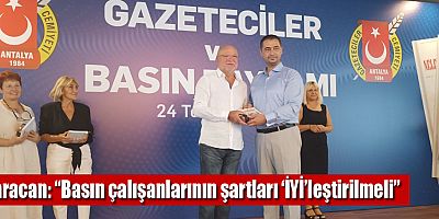 Karacan: “Basın çalışanlarının şartları ‘İYİ’leştirilmeli”