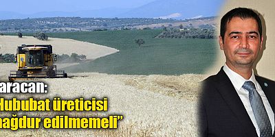 Karacan: “Hububat üreticisi mağdur edilmemeli”