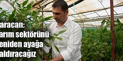 Karacan: Tarım sektörünü yeniden ayağa kaldıracağız
