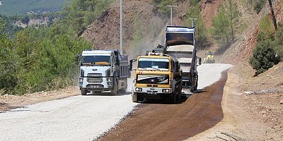 Karacaören ve Yenikışla grup yolu asfaltlanıyor