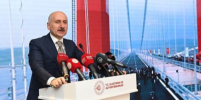 Karaismailoğlu: Osmangazi Köprüsü ve İzmir-İstanbul Otoyolü projesi ile bir haftada 2,5 milyon saat tasarruf sağlandı