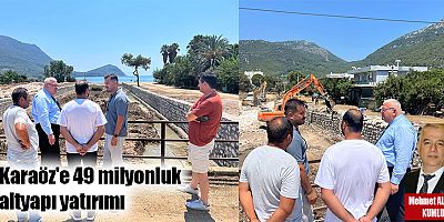 Karaöz'e 49 milyonluk altyapı yatırımı