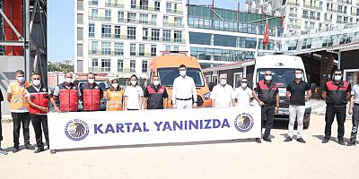 Kartal Belediyesi'nden Manavgat'a yardım eli
