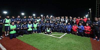 Kaş Belediye Spor futbol takımı sezonu dualarla açtı
