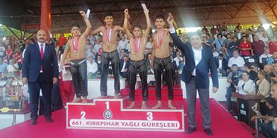 Kaş Belediye Spor güreşçisi Kırkpınar’da üçüncü oldu