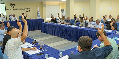 Kaş Belediyesi ekim ayı meclis toplantısı yapıldı