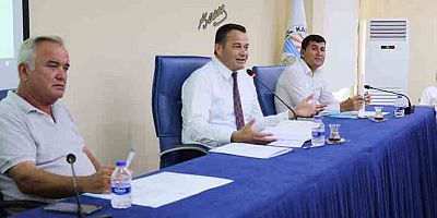 Kaş Belediyesi eylül ayı meclis toplantısı yapıldı